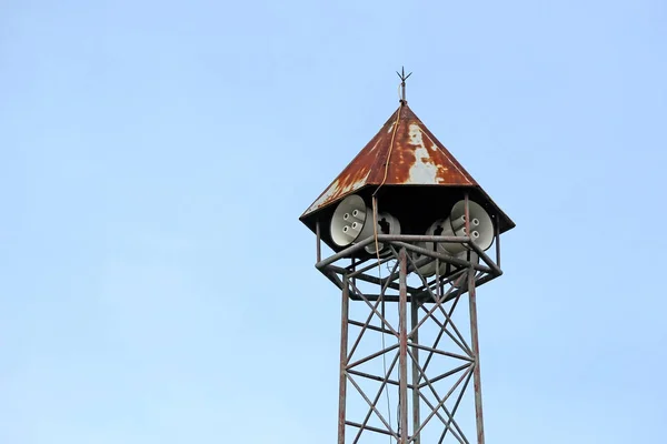 Horn speaker on pole — Stock Photo, Image