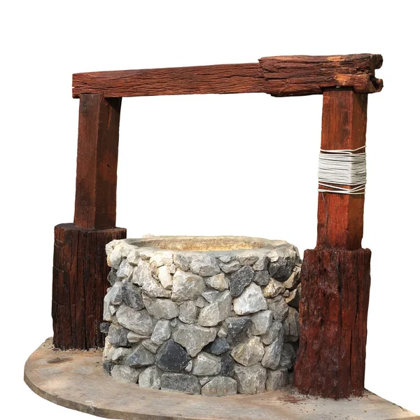 Ancient stone draw well — Stock Photo, Image