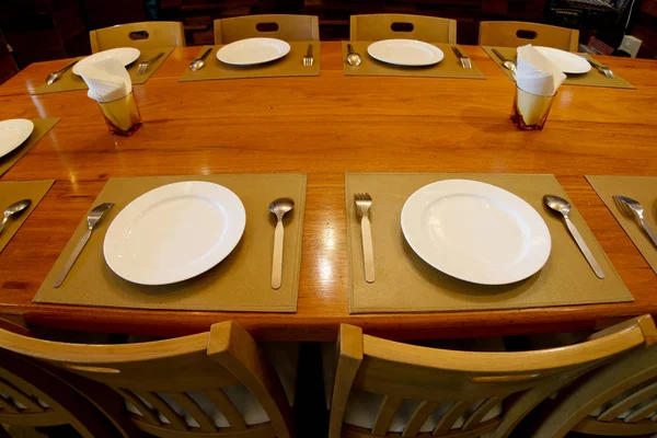 fisheye photo of restaurant dining table