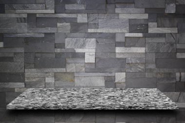 mable taş granit duvar arka plan ile tepesinde