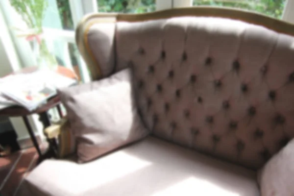 Blurry photo of vintage armchair — Stock Photo, Image