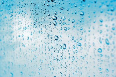 arka plan olarak mavi su damlaları