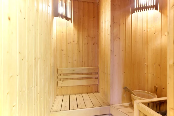 Petite salle de sauna dans maison privée — Photo