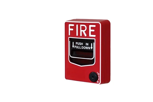 Caja de alarma de fuego rojo —  Fotos de Stock