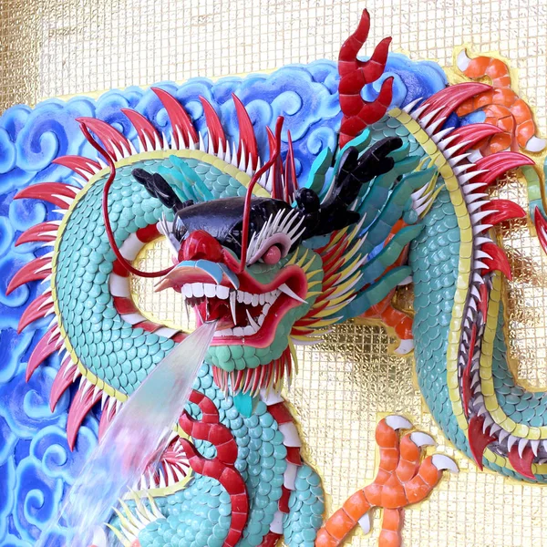 mosaic tiles chinese dragon