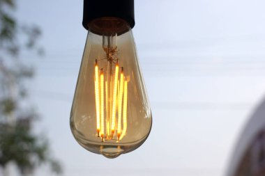 Dekoratif antika tungsten ampul