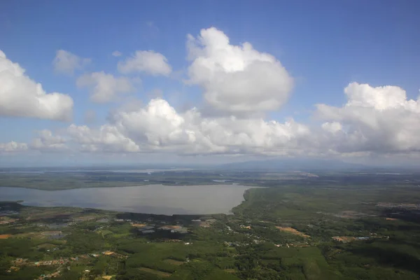 Aerial view of a village — Stock Photo, Image