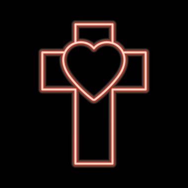 Neon Kızıl Haç, parlayan haç, din, Hristiyanlık, İsa