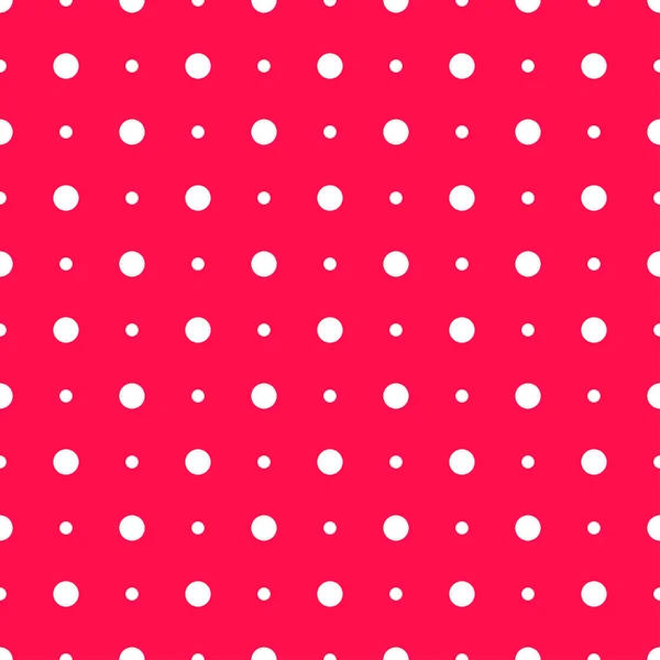 Seamless Polka Dot Background Pattern Vector Illustration — Stock Vector