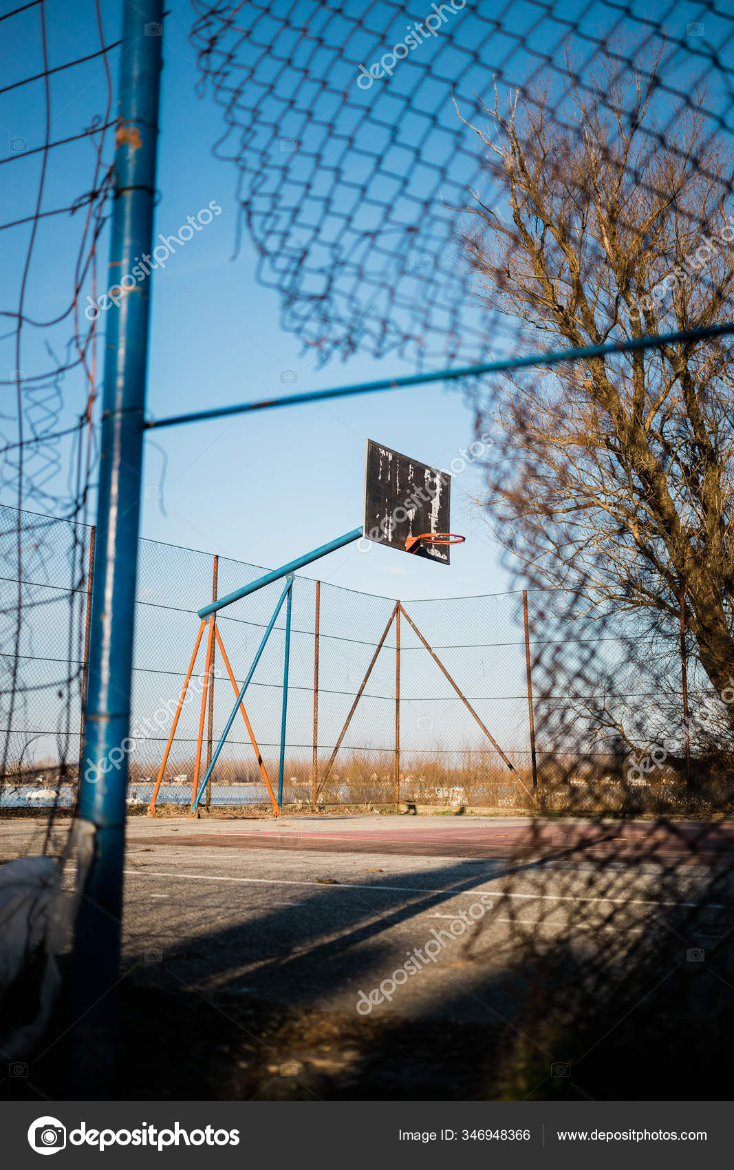 Basketball Court Urban Area River Stock Photo © marjan4782 gmail com Basketball Court Urban Area River Stock Photo © marjan4782 gmail com