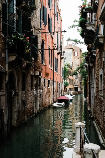 View Rustic Architecture Venice Italy Canal Alley — Stock Photo, Image