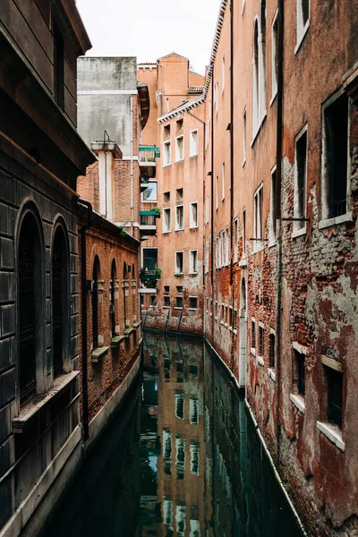 View Rustic Architecture Venice Italy Canal Alley — Stock Photo, Image