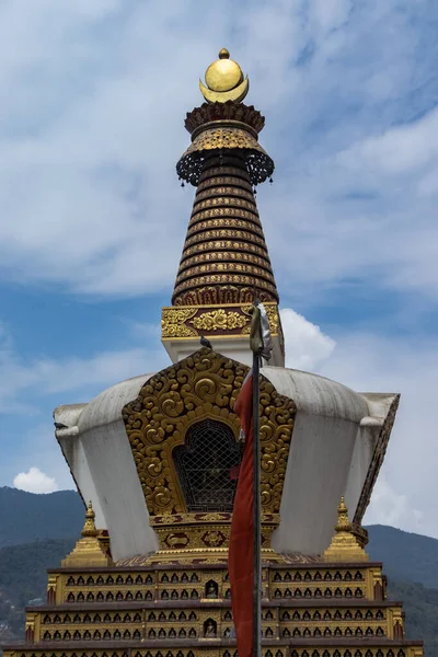 Egyik Sztúpa Buddha Parkban Swayambhunath Kathmandu Nepál — Stock Fotó