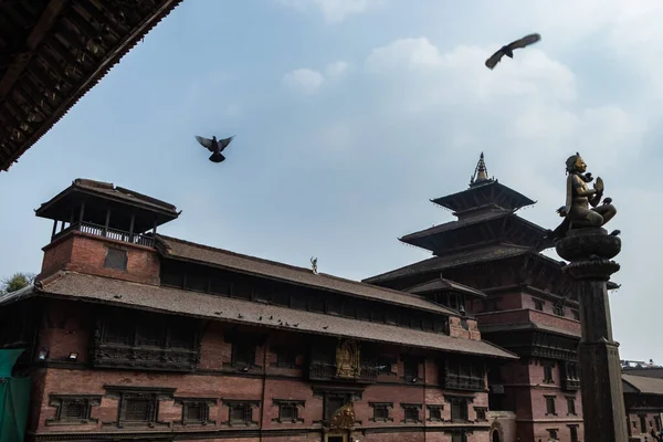 Patan Durbar Square Patan Nepal Werelderfgoed Verklaard Unesco Een Heldere — Stockfoto