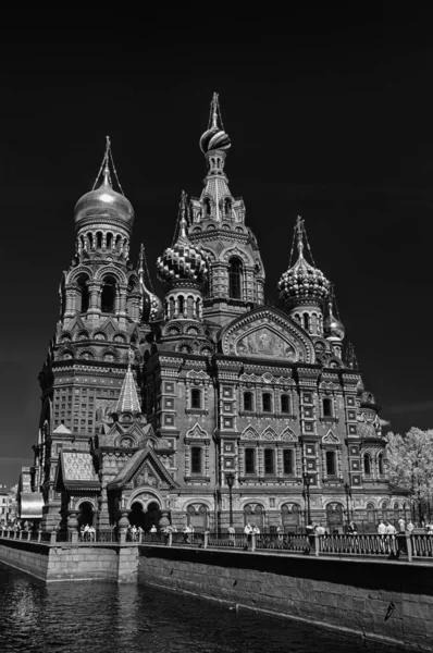 Spas Krovi Church Griboedov Kanal Sankt Petersburg Russland — Stockfoto