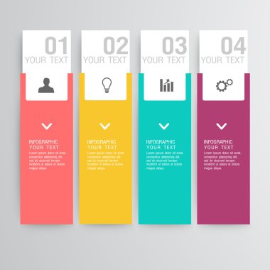 Tasarım iş Infographic, etiket