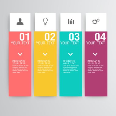 Tasarım iş Infographic, etiket