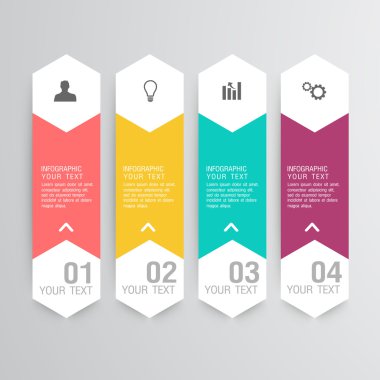 Tasarım iş Infographic, etiket