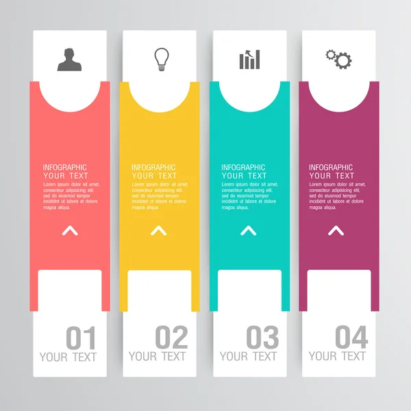 Business Infographic, Label desing — Stock vektor