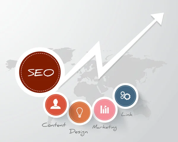 SEO MAKETEING ONLINE — Stockvector