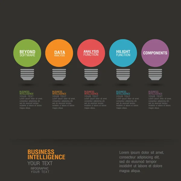 Infographie plate de la rusticité — Image vectorielle