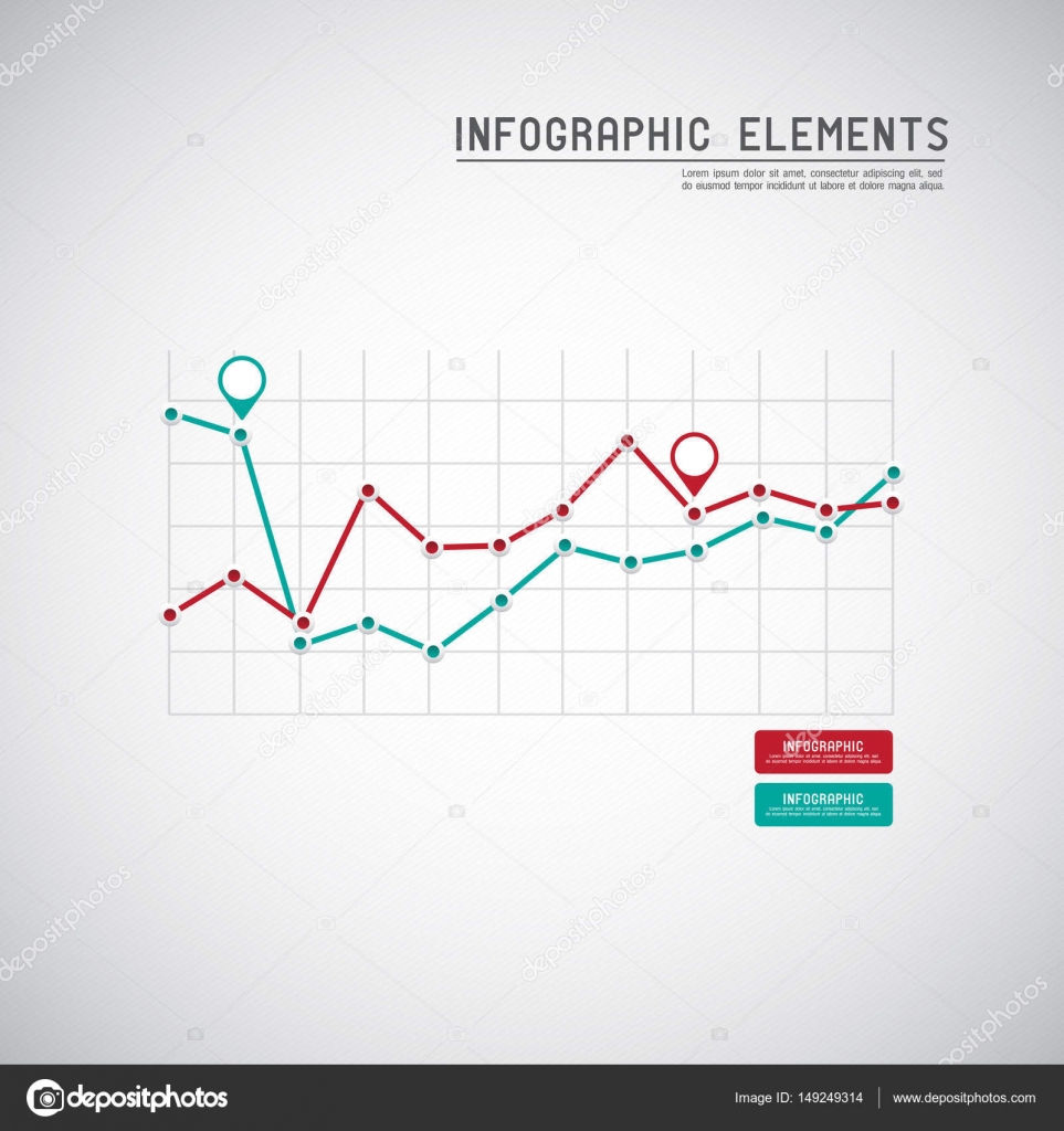 Set of different graphs and charts, vector eps10 illustration Stock ...