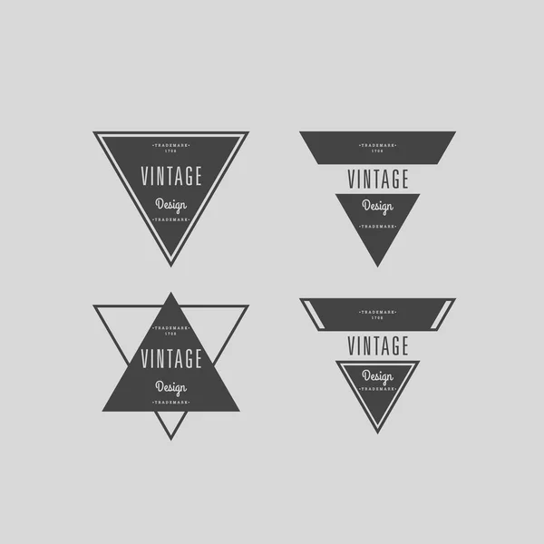 Vektor Set Vintage Etiketten — Stockvektor