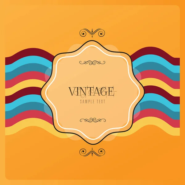 Vintage Design Template backgrounds — Stock Vector