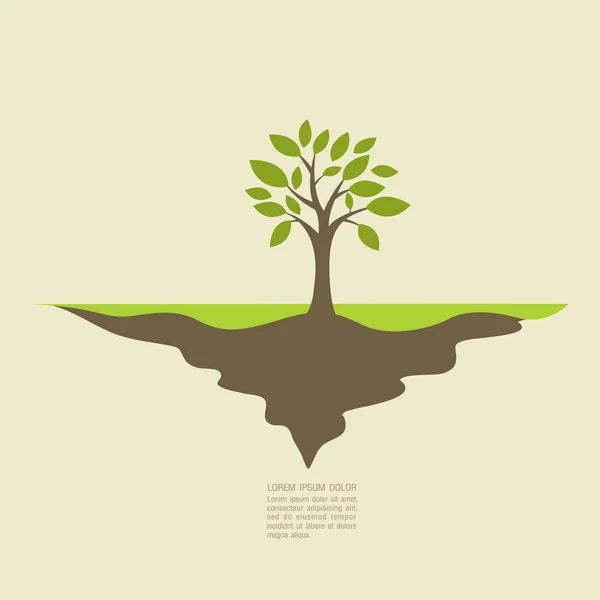 Ecológica e salvar o mundo verde —  Vetores de Stock