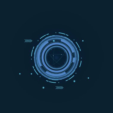 soyut vektör yüksek hızlı internet teknoloji arka plan illüstrasyon