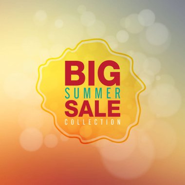 Yaz Satılık koleksiyonu. Vektör arka plan.