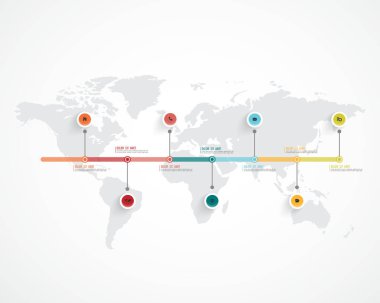 ticari bilgi grafikleri şablonu. vektör illüstrasyonu.