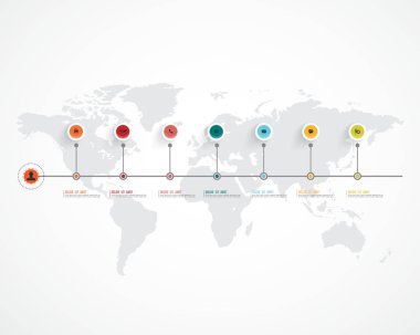 ticari bilgi grafikleri şablonu. vektör illüstrasyonu.