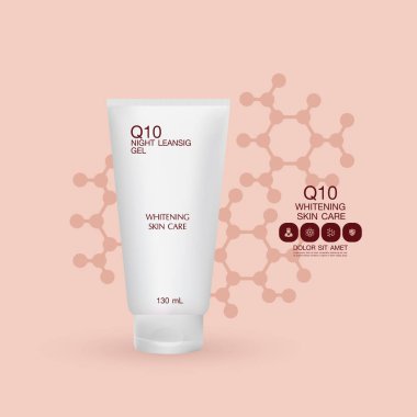 Losyon ambalaj şablon vektör çizim ayarla