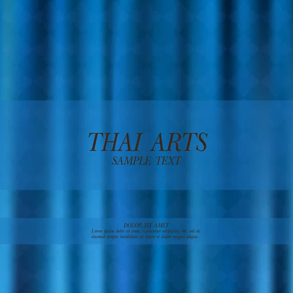 Thaise kunst vector achtergrond. — Stockvector