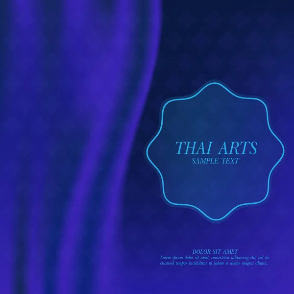 Thai art vector hintergrund. — Stockvektor