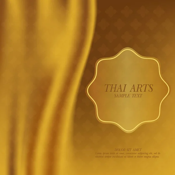 Тайский векторный фон . Стоковая Иллюстрация