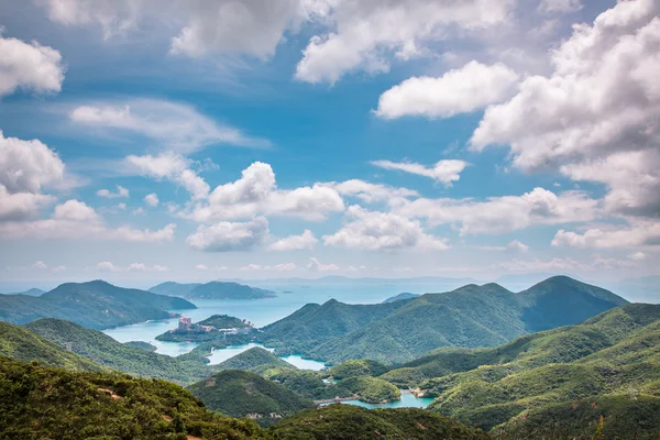 Berg landskap av Hong Kong södra — Stockfoto