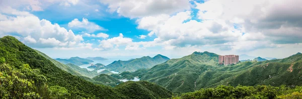 Panorama Mountain Paesaggio di Hong Kong sud — Foto Stock