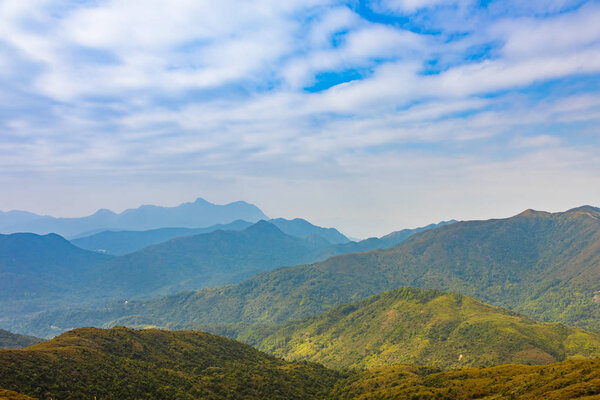 Countryside landscape in Hong Kong