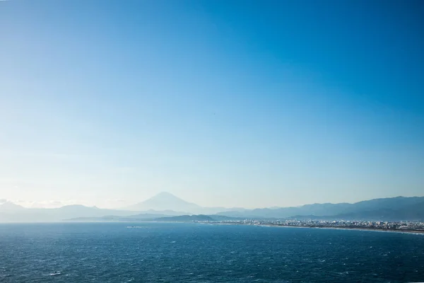 Mountain Fuji far away