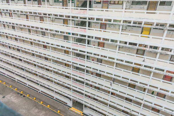 Vista frontal de uma propriedade de Hong Kong — Fotografia de Stock