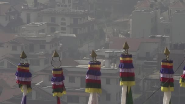 Nepal Sevärdheter Tempel Mount Everest Annapurna Tibet Himalaya — Stockvideo
