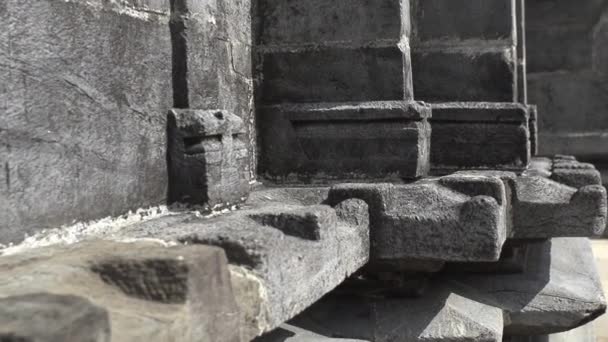 Oude Verlaten Maharadja Tempel Indiase Tempel India Jungle Tempel Oude — Stockvideo