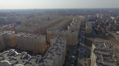 Kiev şehri, Sofievskaya Borshchagovsky bölgesi, İHA 'dan ateş ediliyor.