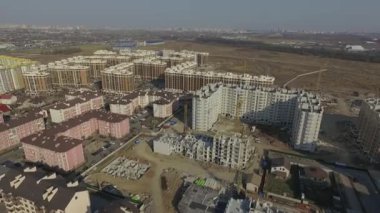 Kiev şehri, Sofievskaya Borshchagovsky bölgesi, İHA 'dan ateş ediliyor.