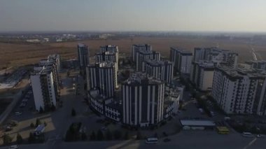 Kiev şehri, Sofievskaya Borshchagovsky bölgesi, İHA 'dan ateş ediliyor.