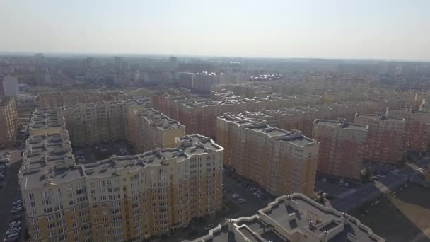 Kiev City Flight City Sofievskaya Borshchagovsky District Shooting Drone — Stock Video