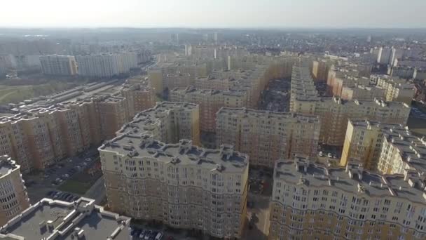 Kiev City Flight City Sofievskaya Borshchagovsky District Shooting Drone — Stock Video