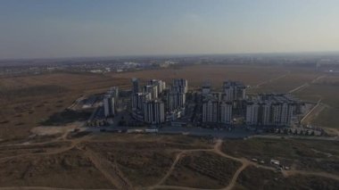 Kiev şehri, Sofievskaya Borshchagovsky bölgesi, İHA 'dan ateş ediliyor.